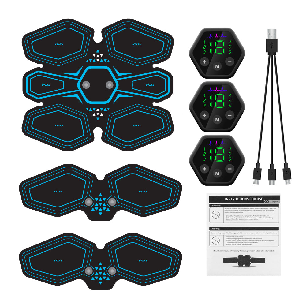 Muscle-Stimulator™ Classic 6-Pack EMS Abs & Arms Trainer Kit