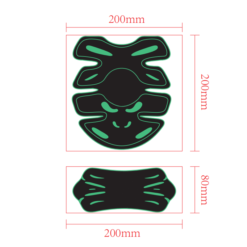 Abs Stimulator - 360° Abs and Arms Muscle Stimulator with Gel Pads