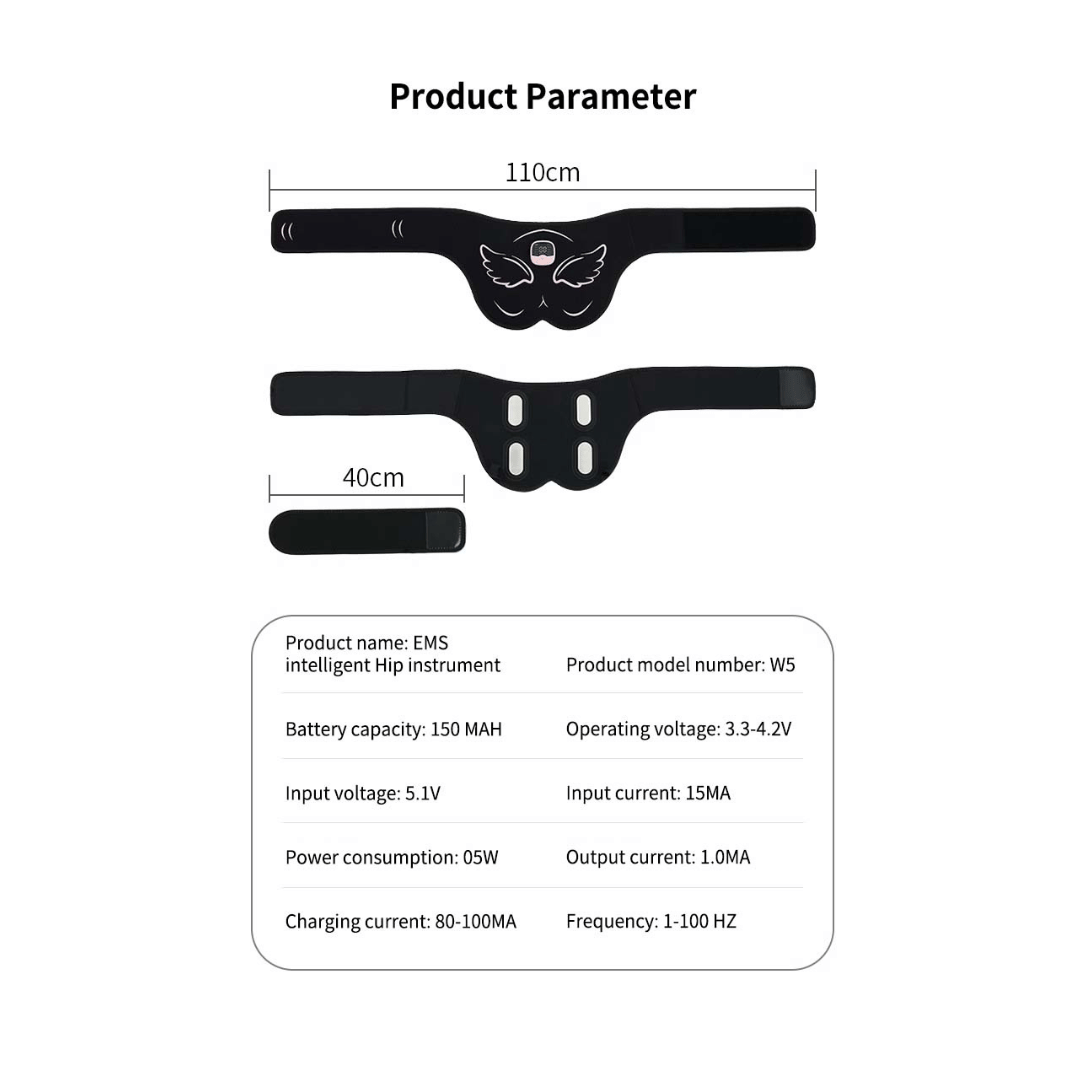 Wireless EMS Hip Massager