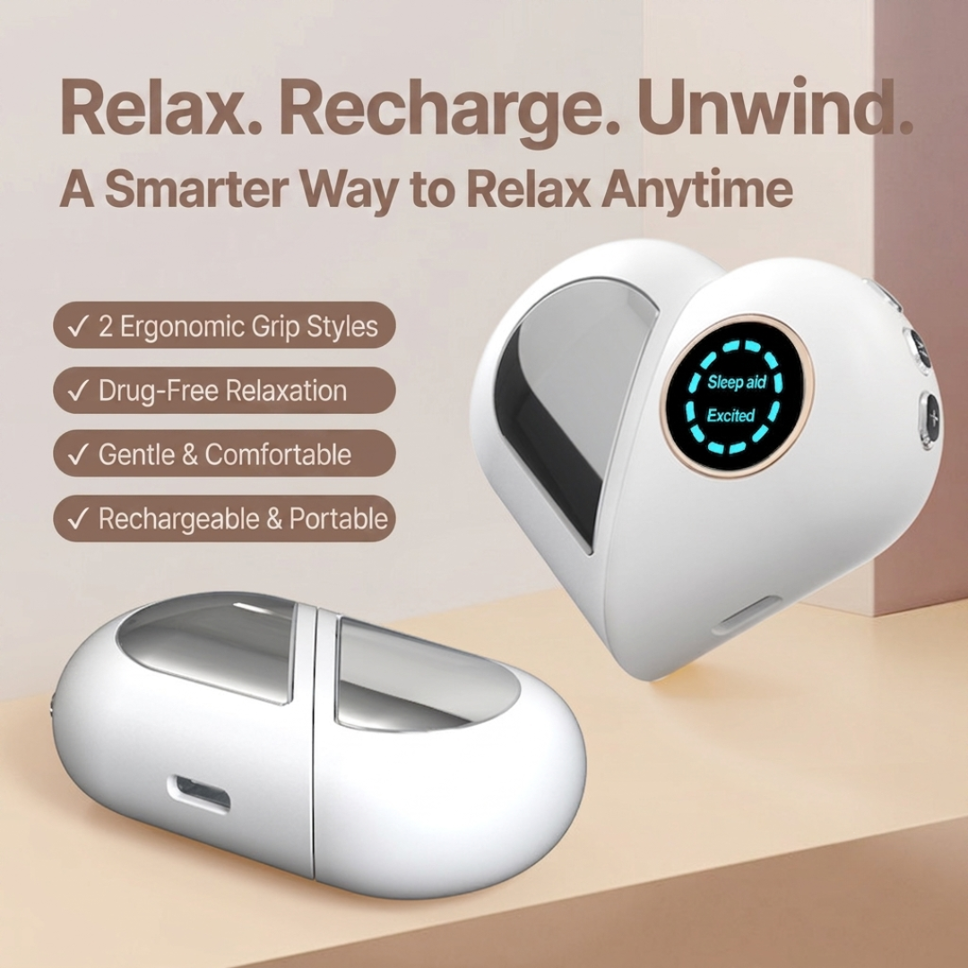 MuscleSync Palm Relax Pro | Smart Handheld Relaxation Device