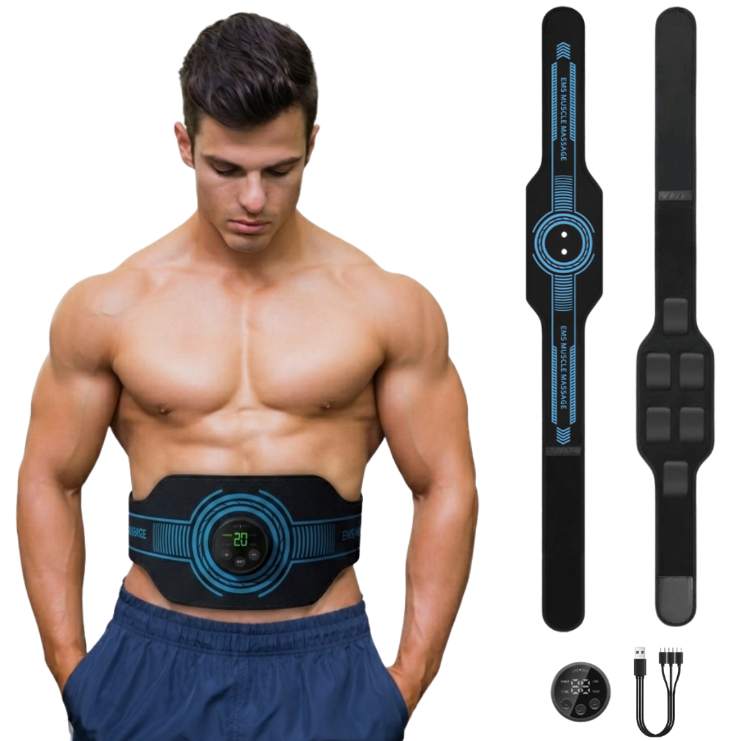 FlexPro 360 Multifunktions-Muskelstimulator | Gezielte Behandlung von Bauchmuskeln, Armen und Beinen