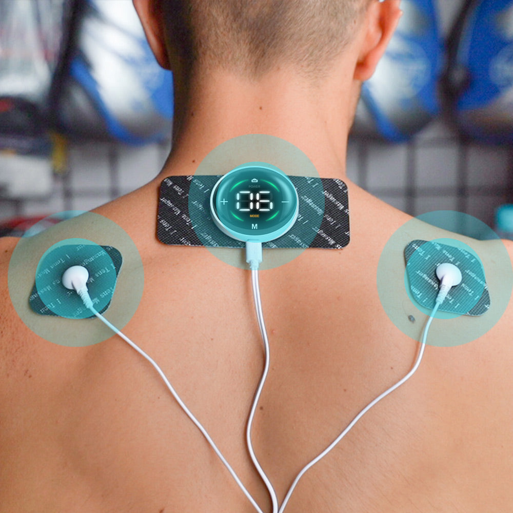 Portable EMS&amp;TENS: Effective Pain Relief &amp; Muscle Strengthening On-the-Go