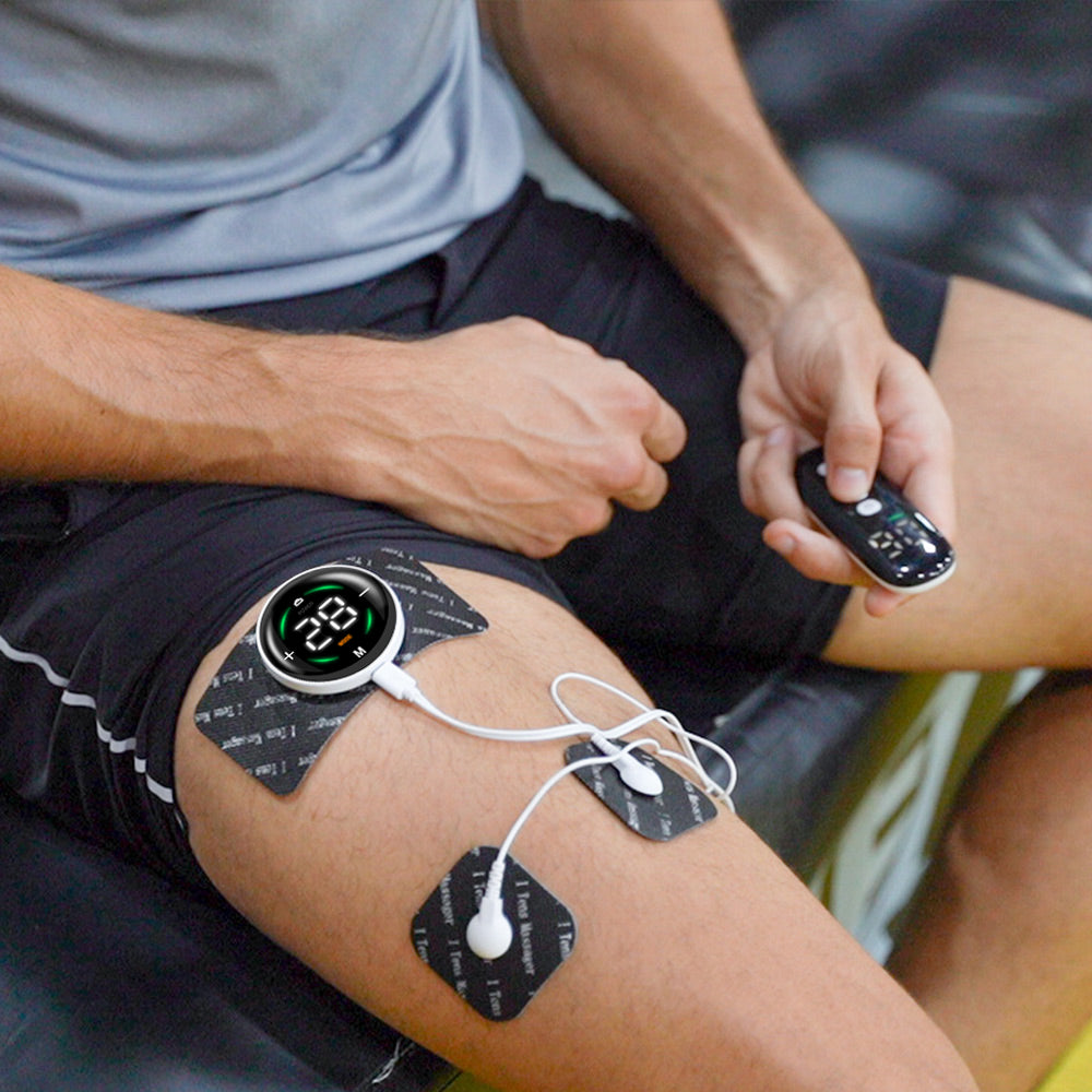 Portable EMS&amp;TENS: Effective Pain Relief &amp; Muscle Strengthening On-the-Go